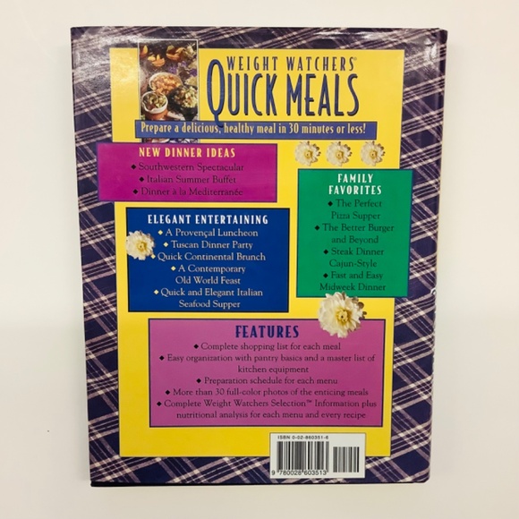 Weight Watchers QUICK MEALS In 30 Minutes Or Less! - Picture 2 of 8